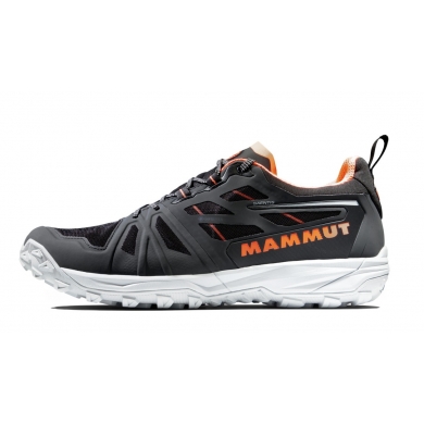 Mammut Trail Running Shoes Saentis Low GTX (waterproof) black/orange Men